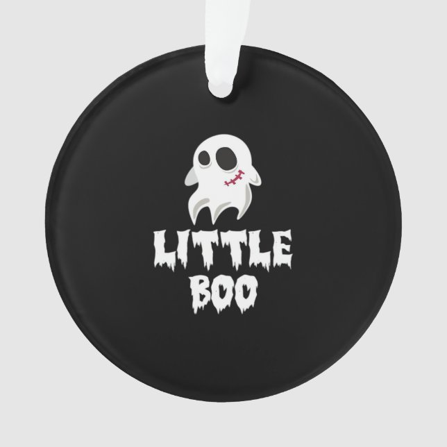 Adorno Little Boo In Halloween Cool Graphic (Anverso)