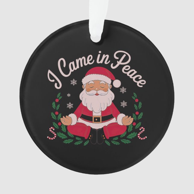 Adorno Llegué en paz a las vibraciones de invierno scópic (Anverso)