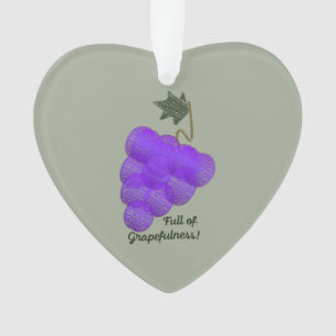 Adorno Lleno de uvas de gozo
