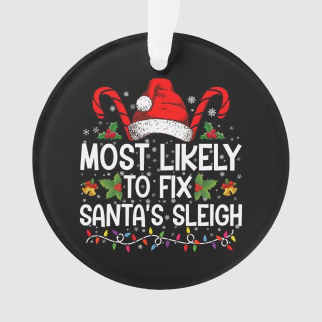 Adorno Lo más probable es que arreglen a los Navidades de (Anverso)