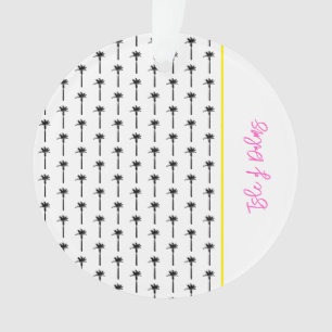 Adorno Localización del patrón de árbol de palmas Trayect