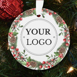 Adorno Logotipo de negocio Navidades de marca moderna Ver