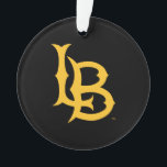 Adorno Logotipo del estado de Long Beach<br><div class="desc">Mira estos diseños de Long Beach de la Universidad Estatal de California. Muestra tu Orgullo Estatal de California con estos nuevos productos de la Universidad. Estos son los regalos perfectos para el estudiante, alumno, familia, amigo o fan de Long Beach en su vida. Todos estos productos de Zazzle están en...</div>