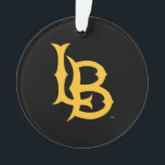 Adorno Logotipo del estado de Long Beach<br><div class="desc">Mira estos diseños de Long Beach de la Universidad Estatal de California. Muestra tu Orgullo Estatal de California con estos nuevos productos de la Universidad. Estos son los regalos perfectos para el estudiante, alumno, familia, amigo o fan de Long Beach en su vida. Todos estos productos de Zazzle están en...</div>