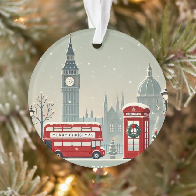 Adorno London Christmas | Big Ben & Festive London (Árbol)