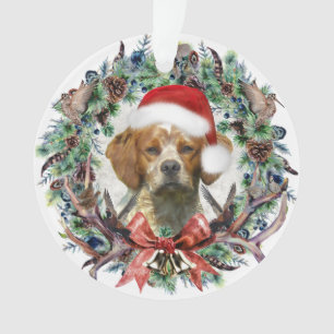 Adorno Los Brittany Spaniels , Navidad