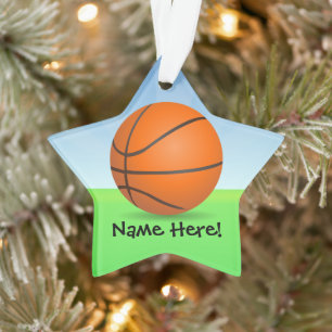 Adorno Los deportes del niño personalizado baloncesto