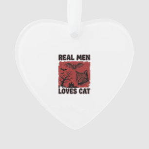 Adorno Los hombres de verdad aman la camiseta vintage de
