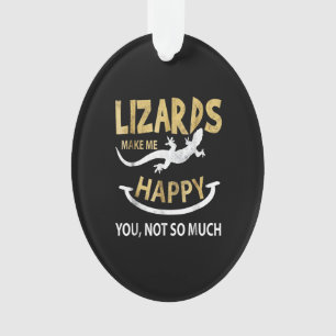 Adorno Los lagartos me hacen feliz. Tú no tanto.