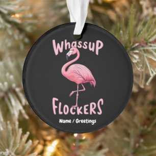 Adorno Los Relojes De Whassup Flamingo Diseñan Un Flamenz