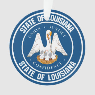 Adorno Louisiana Round Emblem