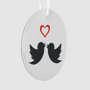 ADORNO LOVEBIRDS