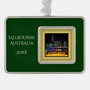 Adorno Luces de la ciudad de Melbourne Australia en el