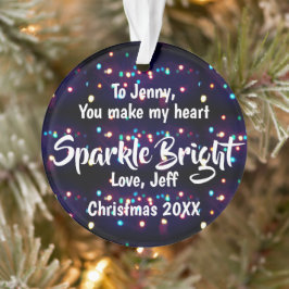 Adorno Luces navideñas brillantes románticas