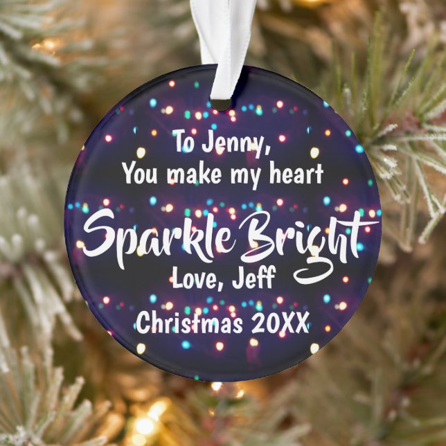 Adorno Luces navideñas brillantes románticas (Árbol)