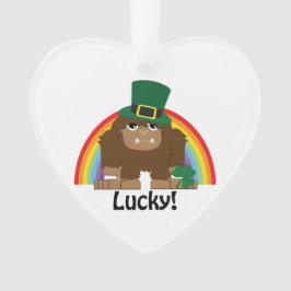 Adorno Lucky Bigfoot Leprechaun
