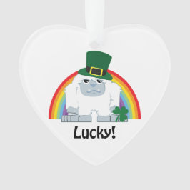Adorno Lucky Yeti Leprechaun