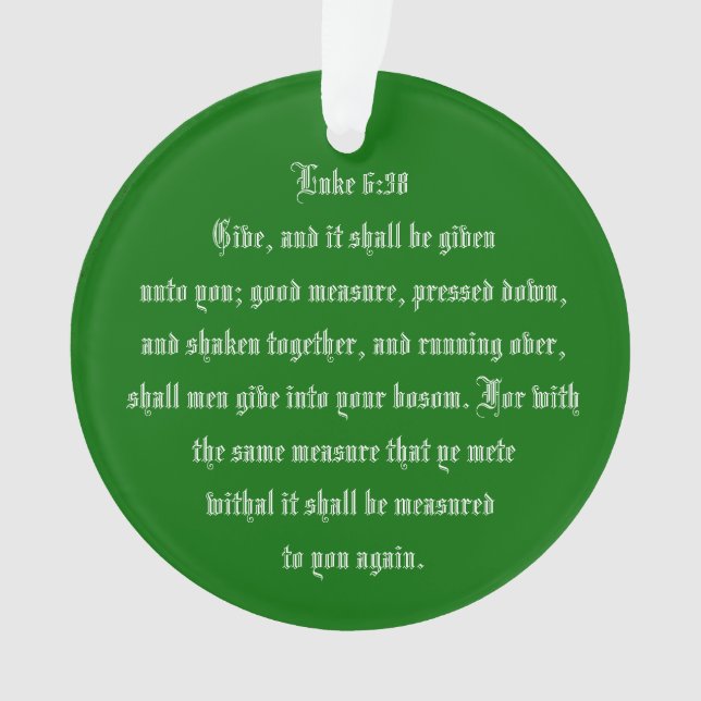 ADORNO LUKE 6:38 (Anverso)