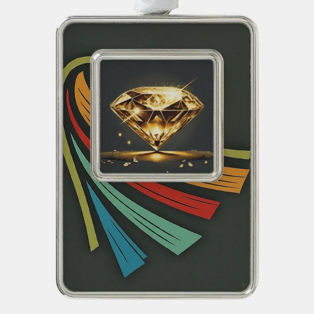 Adorno Luz de Diamante Negro (Anverso)