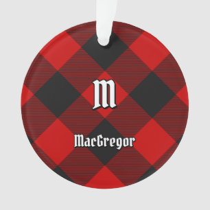Adorno MacGregor Rob Roy Tartan Ornament