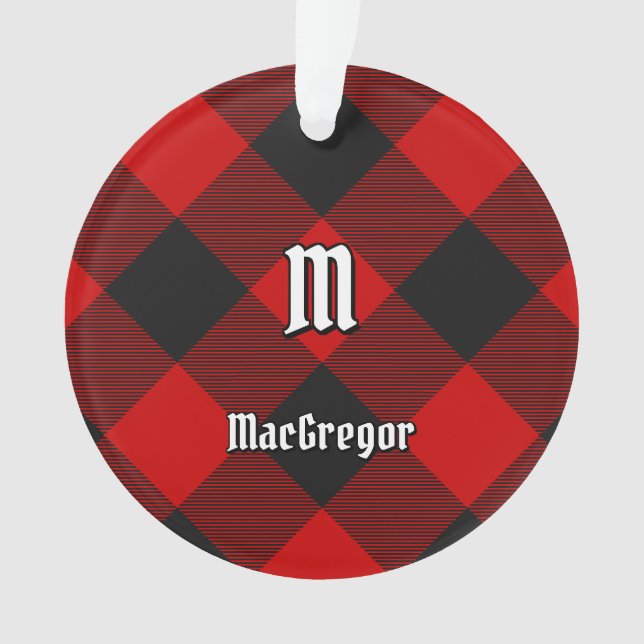 Adorno MacGregor Rob Roy Tartan Ornament (Anverso)