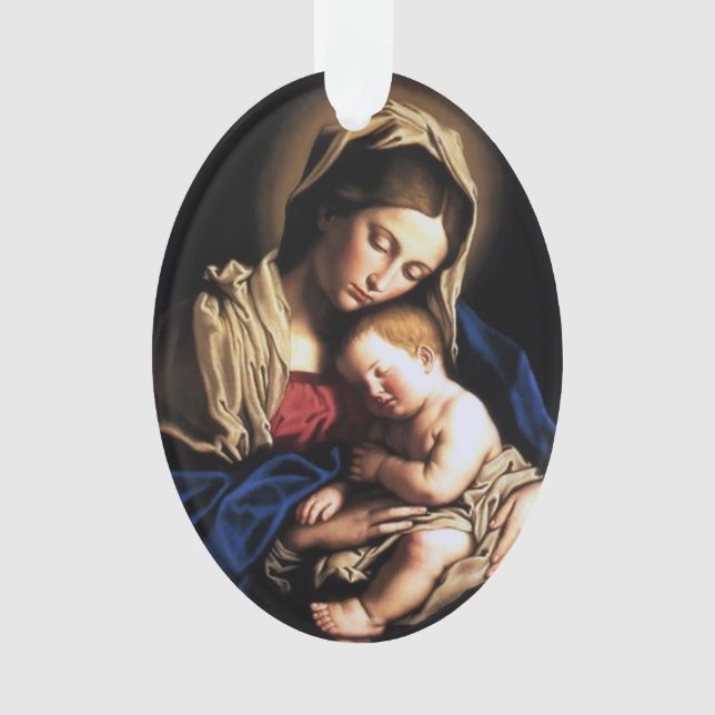 Adorno Madonna y niño - María y el Niño Jesús (Anverso)