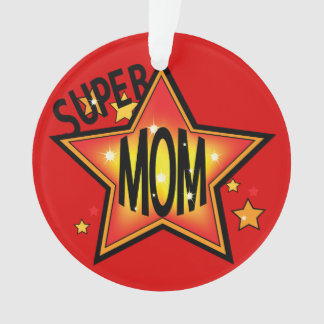 Adorno Madre madre súper estrella Navidad Orn 2