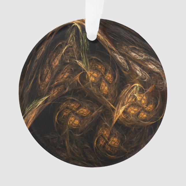 Adorno Madre Tierra Resumen arte Círculo acrílico (Anverso)