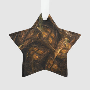 Adorno Madre Tierra Resumen Estrella de arte acrílico