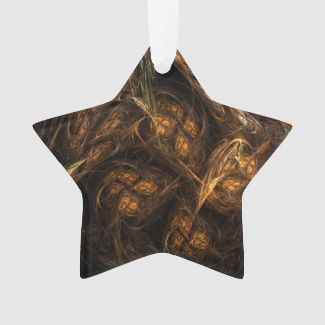 Adorno Madre Tierra Resumen Estrella de arte acrílico (Anverso)