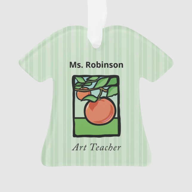 Adorno Maestra de Arte Gracias, Apple (Anverso)