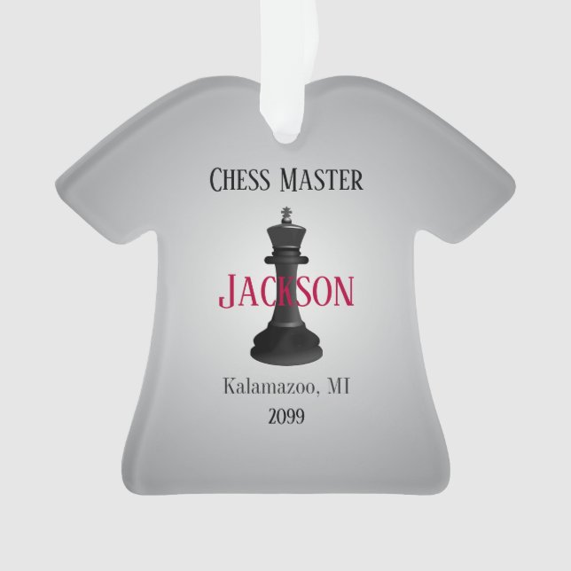 Adorno Maestro clásico con dibujo rey (Anverso)