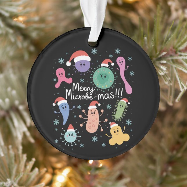Adorno Maestro de Microbiología de Navidad Microbio (Árbol)