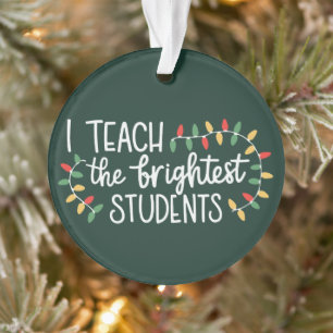 Adorno Maestro de Navidad Enseño a los Estudiantes más Br