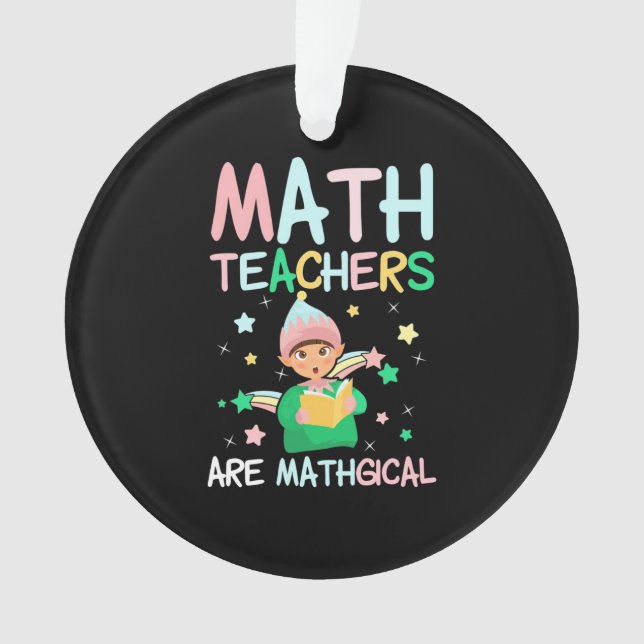 Adorno Maestros matemáticos son matemáticos (Anverso)
