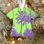 Adorno Makena Beach Hawaiian Sketchy Palms Aloha Shirt<br><div class="desc">Color morado y verde limón. En la costa de Maui se encuentra la hermosa comunidad hotelera de la playa de Makena. Hay palmeras que se desprenden de las brisas tropicales mientras el sol se pone sobre el cono de la ceniza Molokini. Nuestro diseño muestra los colores dramáticos de esas puestas...</div>
