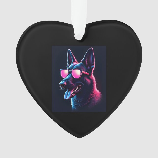 Adorno Malinois belga atrapa camiseta malinoiss belga (Anverso)