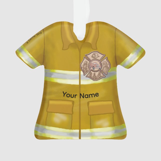 Adorno Maltese Cross  Firefighter ornament  (Anverso)