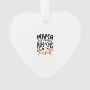Adorno Mamá del diseño de camiseta de otoño de las calaba
