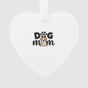 Adorno Mamá Perro Pug Amante de Perros