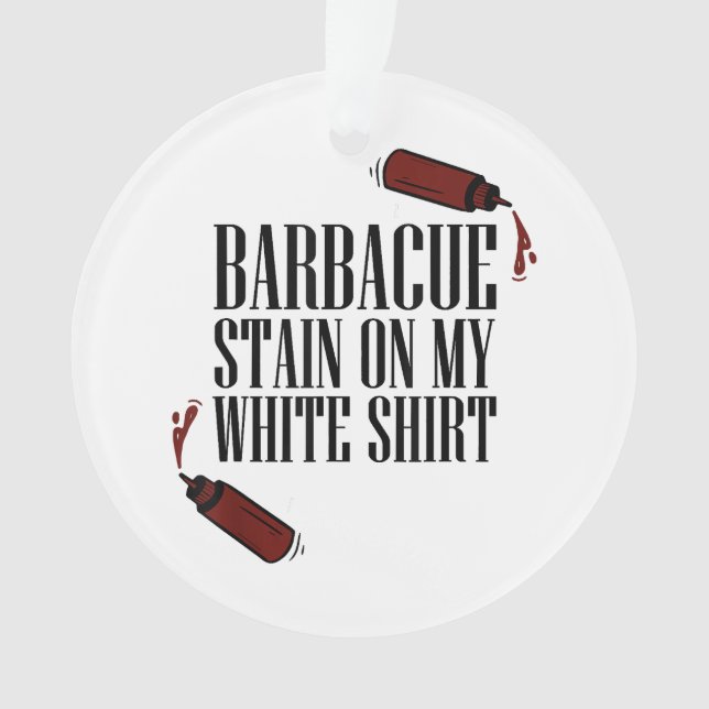 Adorno Mancha de barbacoa en mi blanco (Anverso)