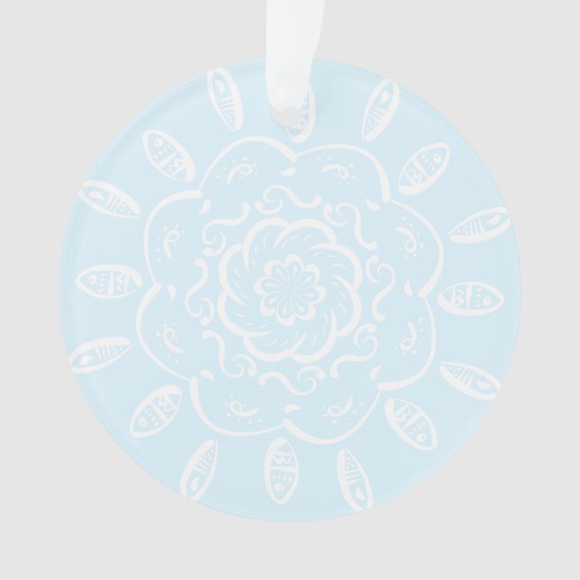 Adorno Mandala ártica (Anverso)