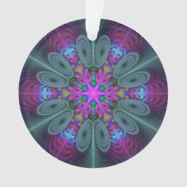 Adorno Mandala Colorido y llamativo arte fractal Kaleidos