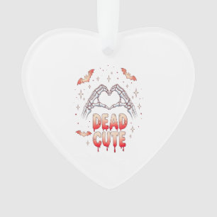 Adorno Manos de esqueleto de Halloween Corazón, Murciélag