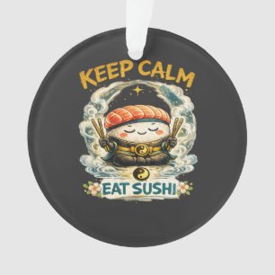Adorno Mantén la Calma & Come Sushi – Zen Kawaii Sushi