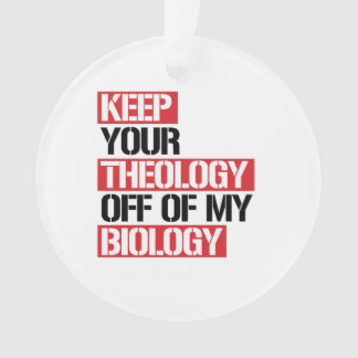 Adorno Mantén tu teología alejada de mi biología