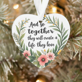 Adorno Manteniendo la vida que aman