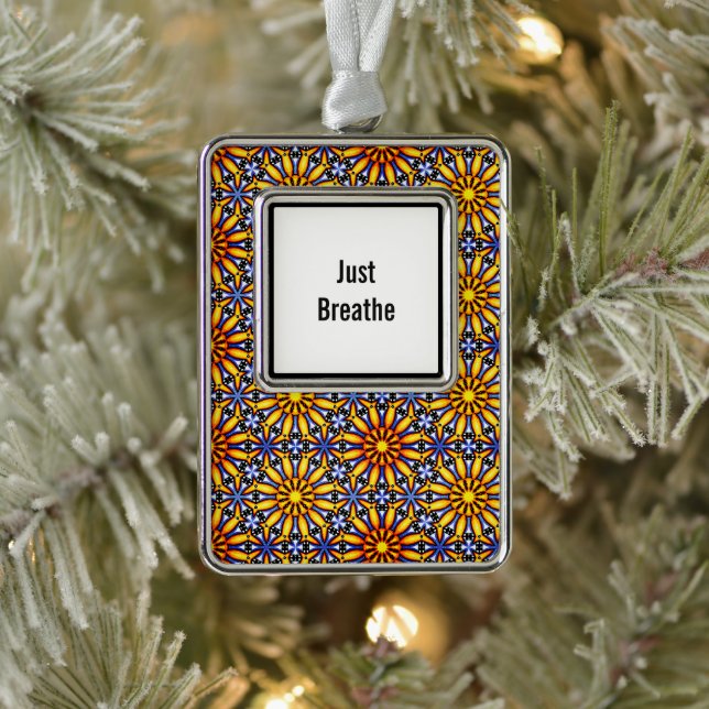 Adorno Mantra Personalizado solar celeste (Árbol)