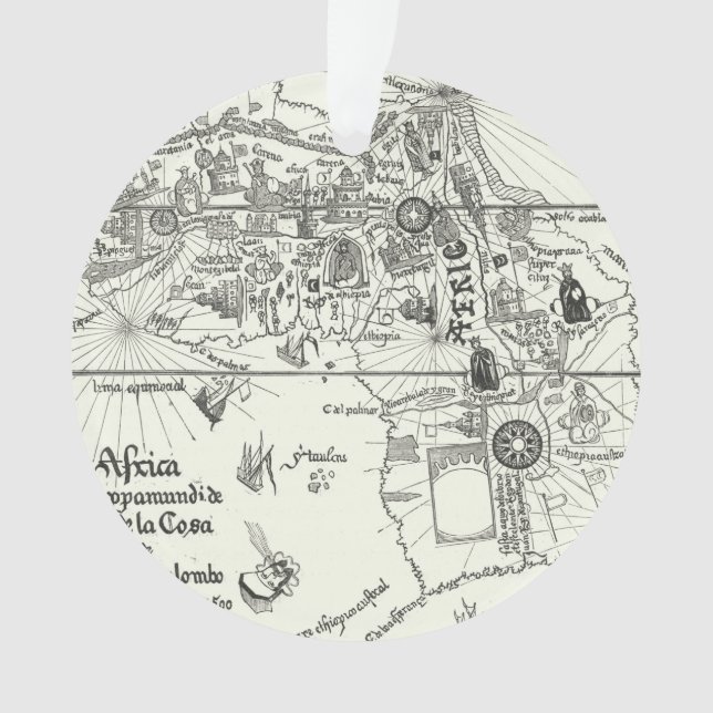 Adorno Mapa de África el | 1500 (Anverso)