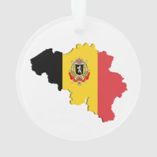 Adorno mapa de Bélgica